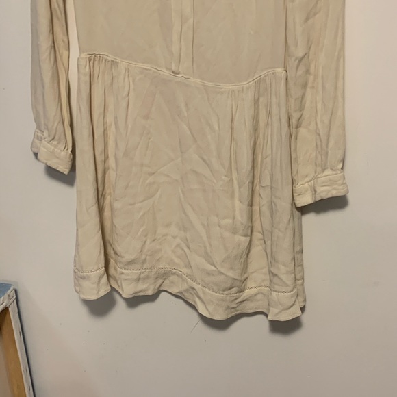 Aritzia Sunday best collared dress black cream 4 - Picture 5 of 9